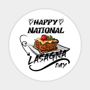 NATIONAL LASAGNA DAY Magnet